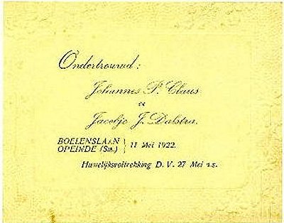 ondertrouwbriefje